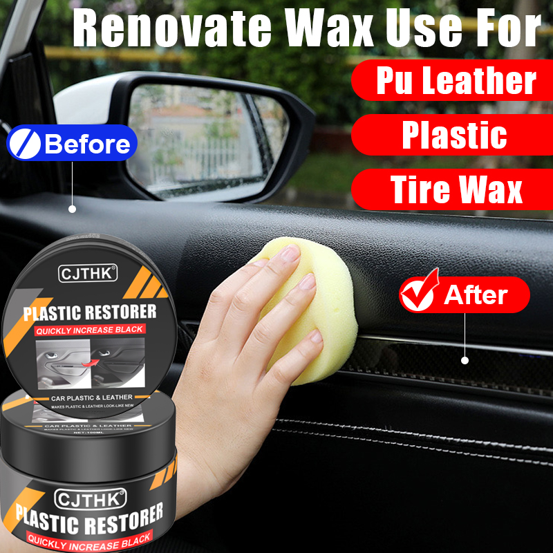 Leather Cleaner Interior - Car Plastic Restorer Back To Black