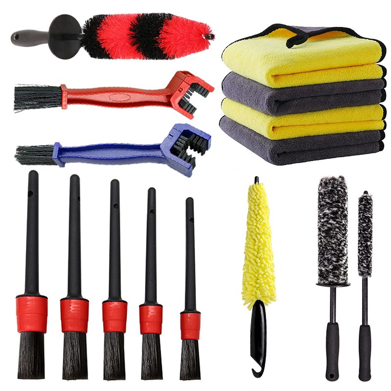Interior Detailing Kit - Universal Car Wheel Wash Brush Set