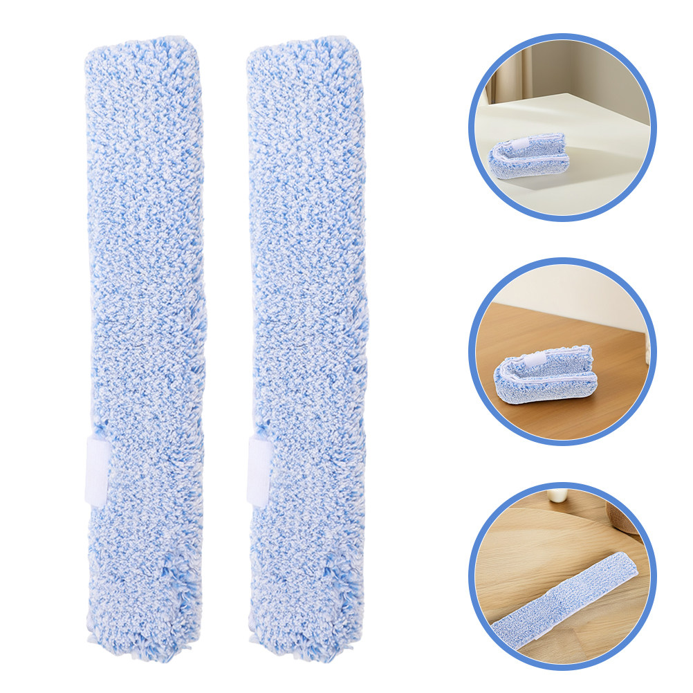 Glass Cleaner Streak - 2Pcs Window Cleaner Replacement Head Fabric