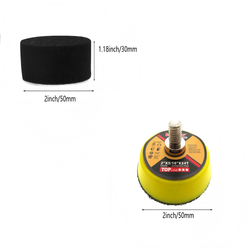 2Inch 50MM Car Doam Polishing  - огляд і ціна Polish Pad Set Buffer