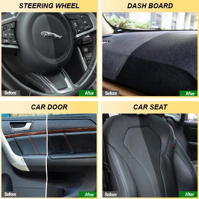 Car Plastic Restorer & Leather - огляд і ціна Leather Cleaner Interior