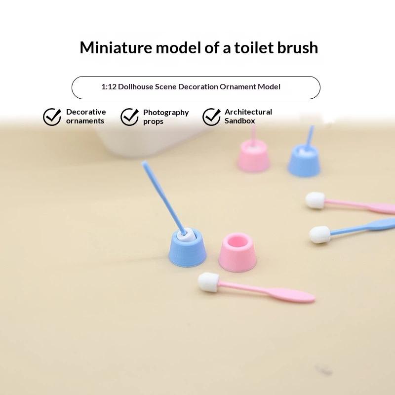 1 Set Mini Simulation Toilet B - огляд і ціна Detailing Brush Set