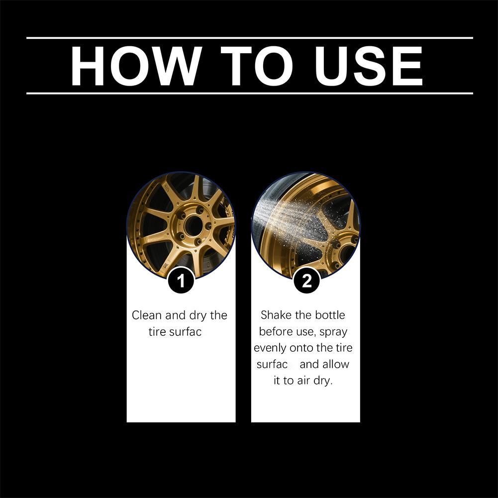Tyre Gloss Tire Coating Spray  - огляд і ціна Tire Shine Spray Sealant