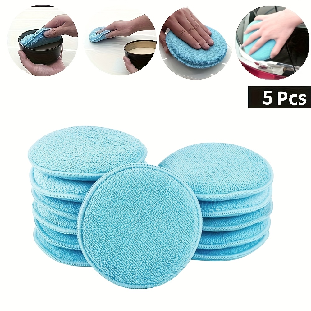 5pcs Ultra-Soft Microfiber Wax - огляд і ціна Wax Applicator Pad