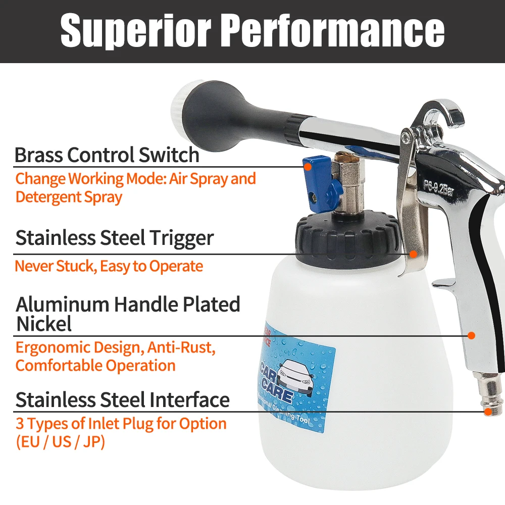 Pneumatic Air Foam Gun Interio - огляд і ціна Pressure Washer Foam Gun