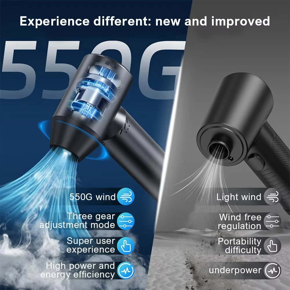 High-Speed 80000RPM Turbo Jet  - огляд і ціна Dryer Car Blower