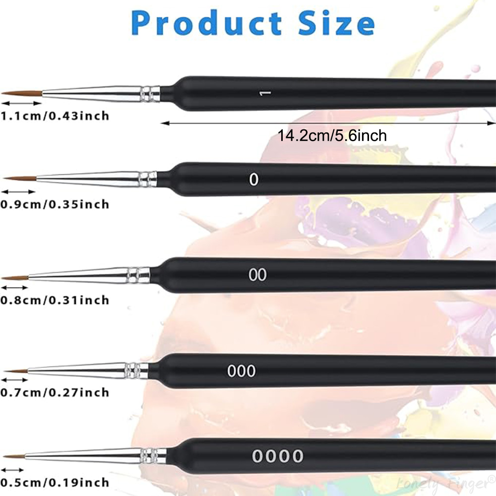 5/11Pcs Paint Brushes Set, Art - огляд і ціна Detailing Brush Set