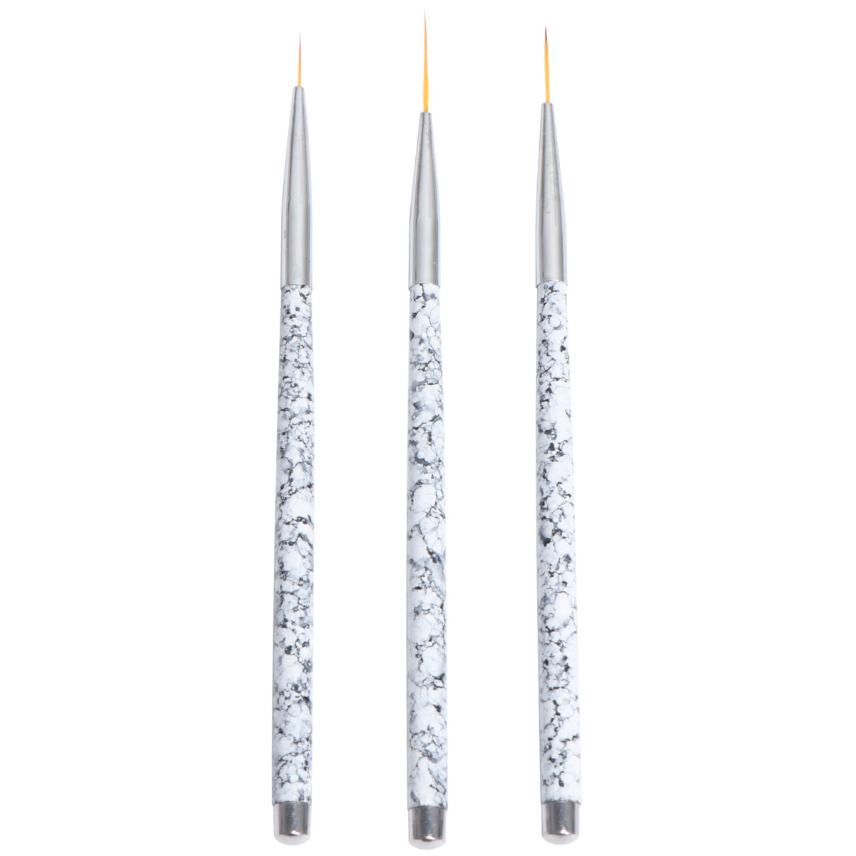 3Pcs Nail Art Liner Brush Set  - огляд і ціна Detailing Brush Set