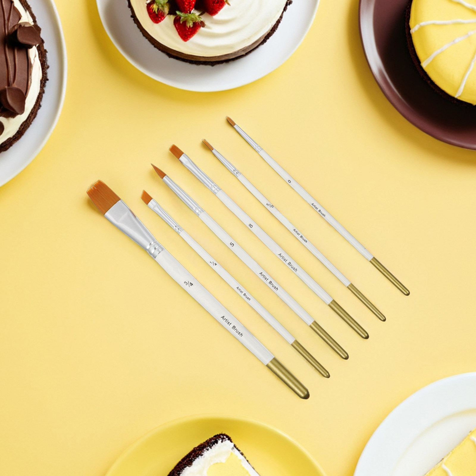 12Pcs Cake Detail Brush Set Ve - огляд і ціна Detailing Brush Set